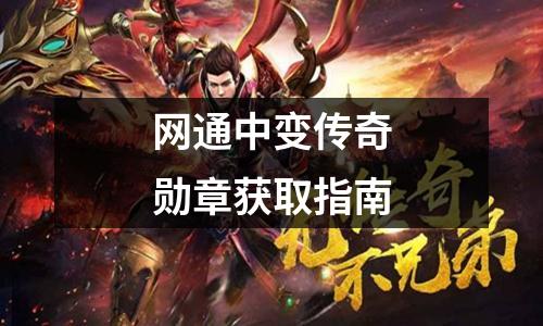网通中变传奇勋章获取指南